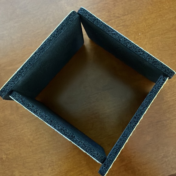 VINTAGE ROBERT RODENBURGER 3.5” SQUARE FOAM COASTERS FEATURING “POPPY GARDEN” - Picture 11 of 12